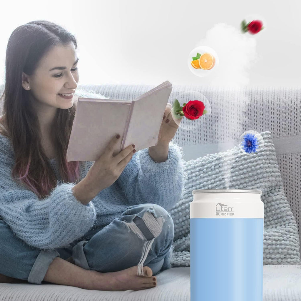 USB Powered Portable Humidifier with 2 Mist Modes O7289