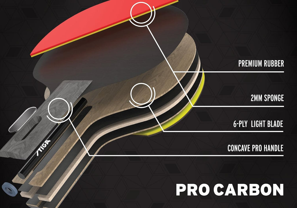 Pro Carbon Table Tennis Racket G7596