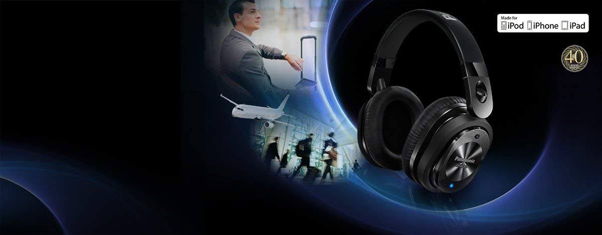 Gloss Black Noise Cancelling Headphones D23377