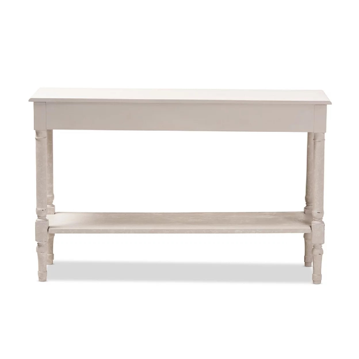 Whitewashed 1-Drawer Console Table Z1730