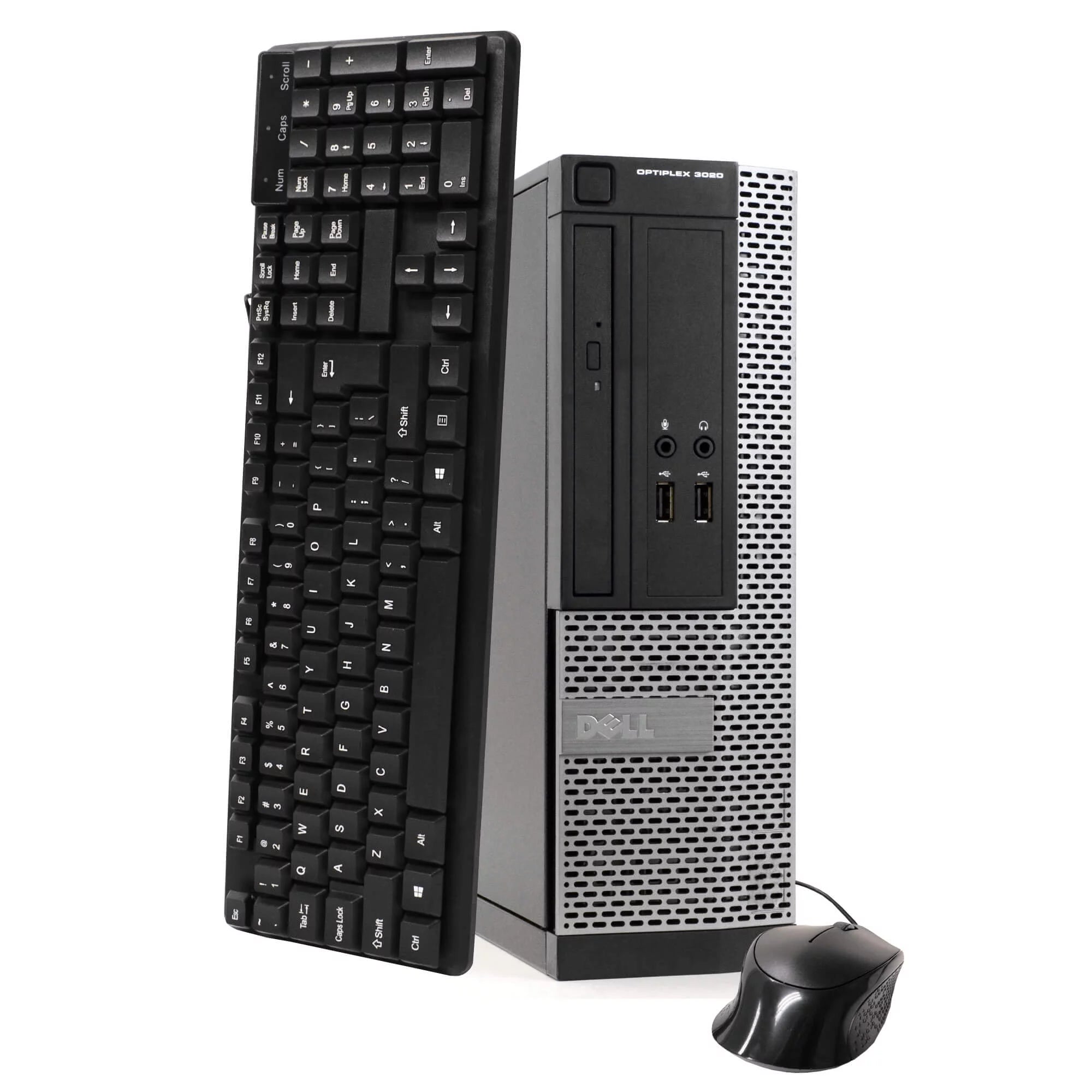 Restored Dell Optiplex 3020 Desktop Tower Computer, Intel Core i5, 16GB RAM, 2TB HD, DVD-ROM, Windows 10 Home, Black V91545