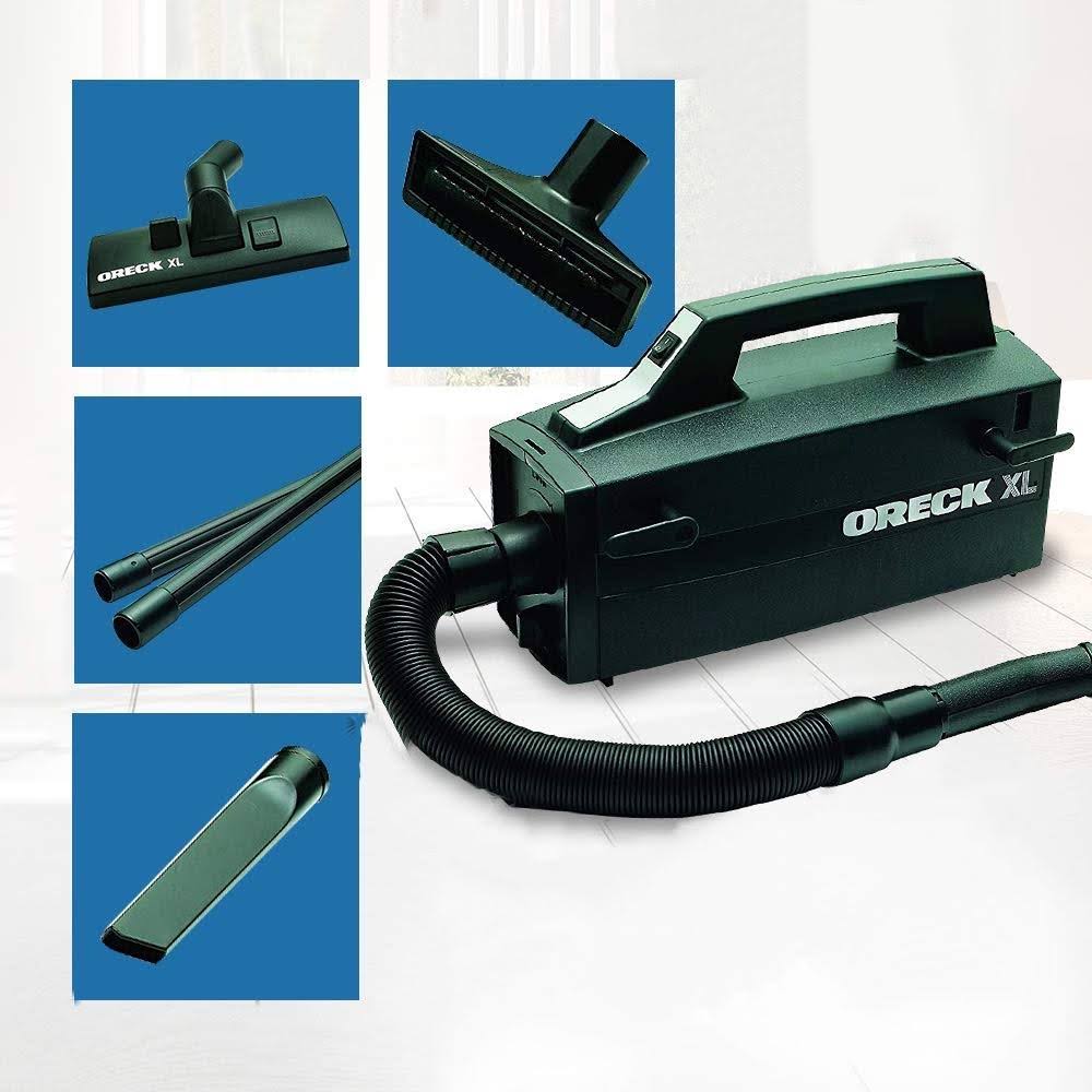 Compact Canister Vacuum Cleaner Black Q339211