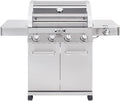 4-Burner Cabinet Style Natural Gas Grill, Stainless Steel J1053