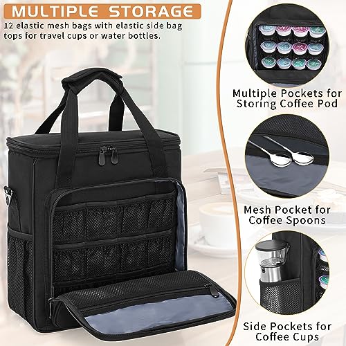 Coffee Maker Carrying Bag with Extra Pockets and Shoulder Strap U504633