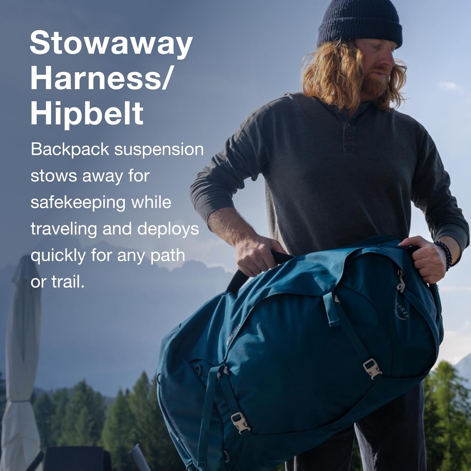 Black 40L Women's Travel Backpack V75620