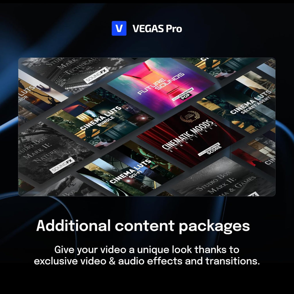 VEGAS Pro Suite 22 video editing software K8417