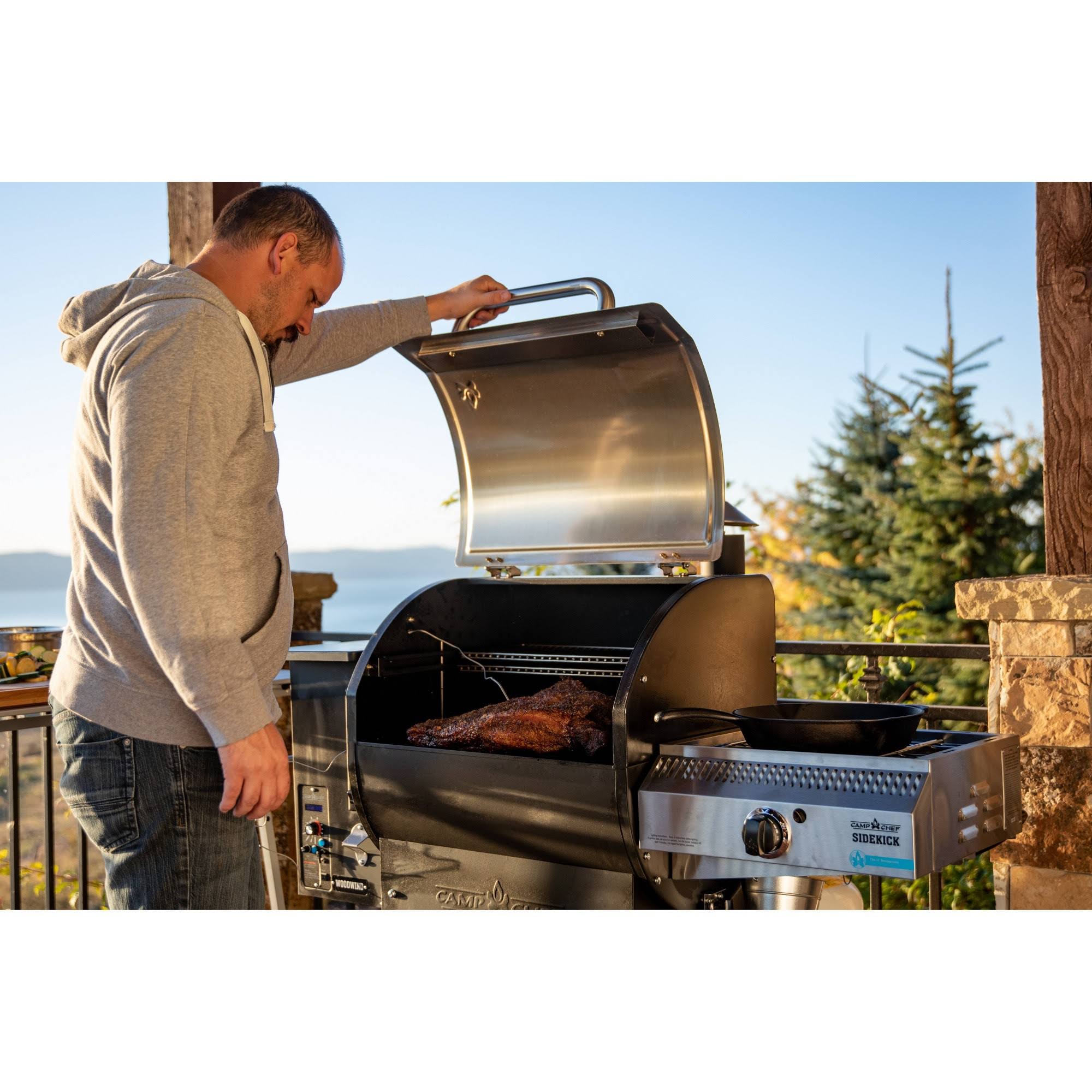 Pellet Grill with Sidekick Stove Griddle Accessory H667485