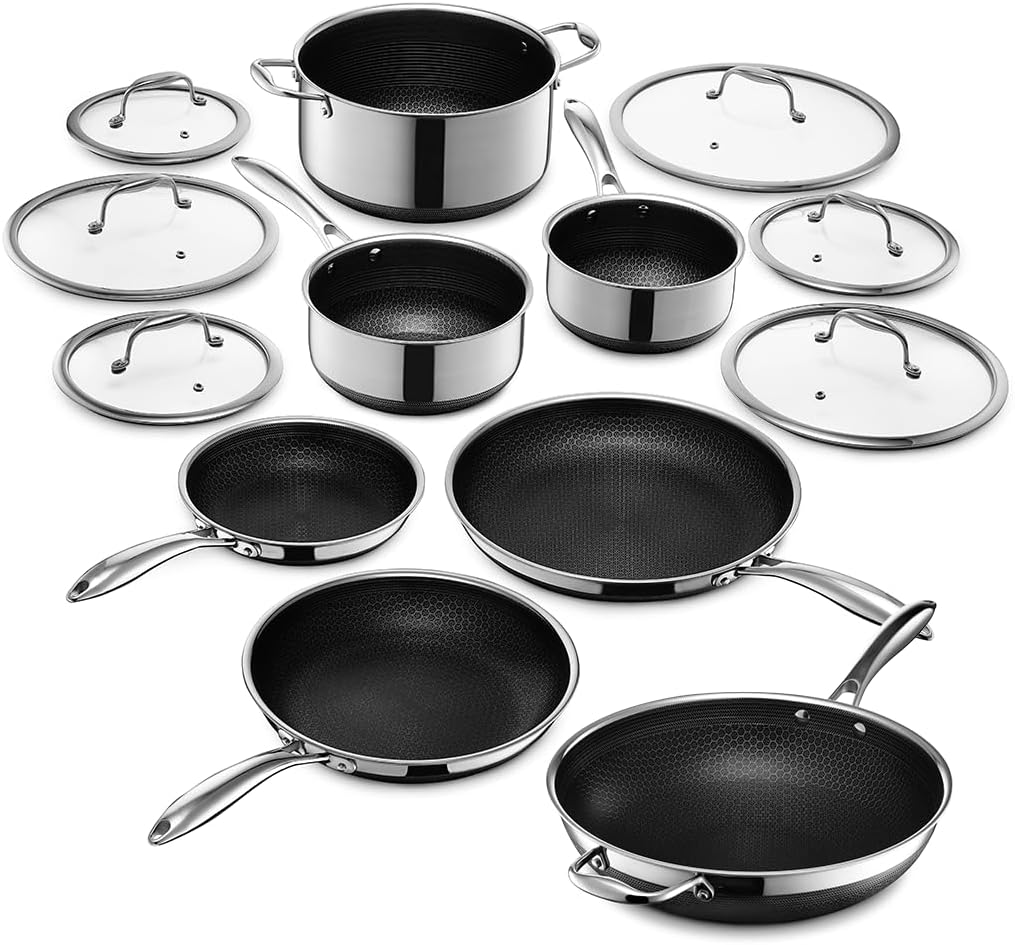 13 Piece Hybrid Stainless Steel Cookware Set M154612