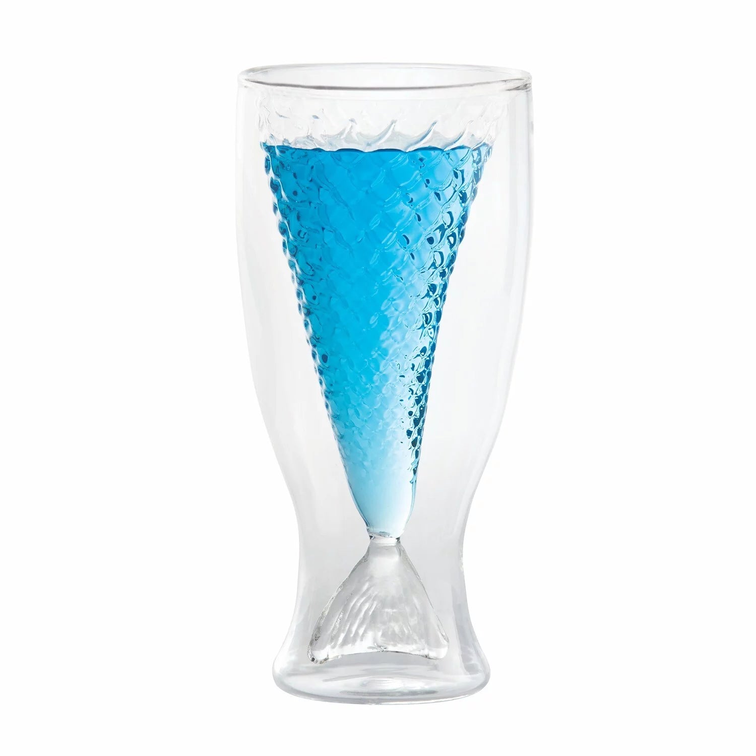 Mermaid Glass Set of 4 Drinking Glasses, 9 Ounces E602387