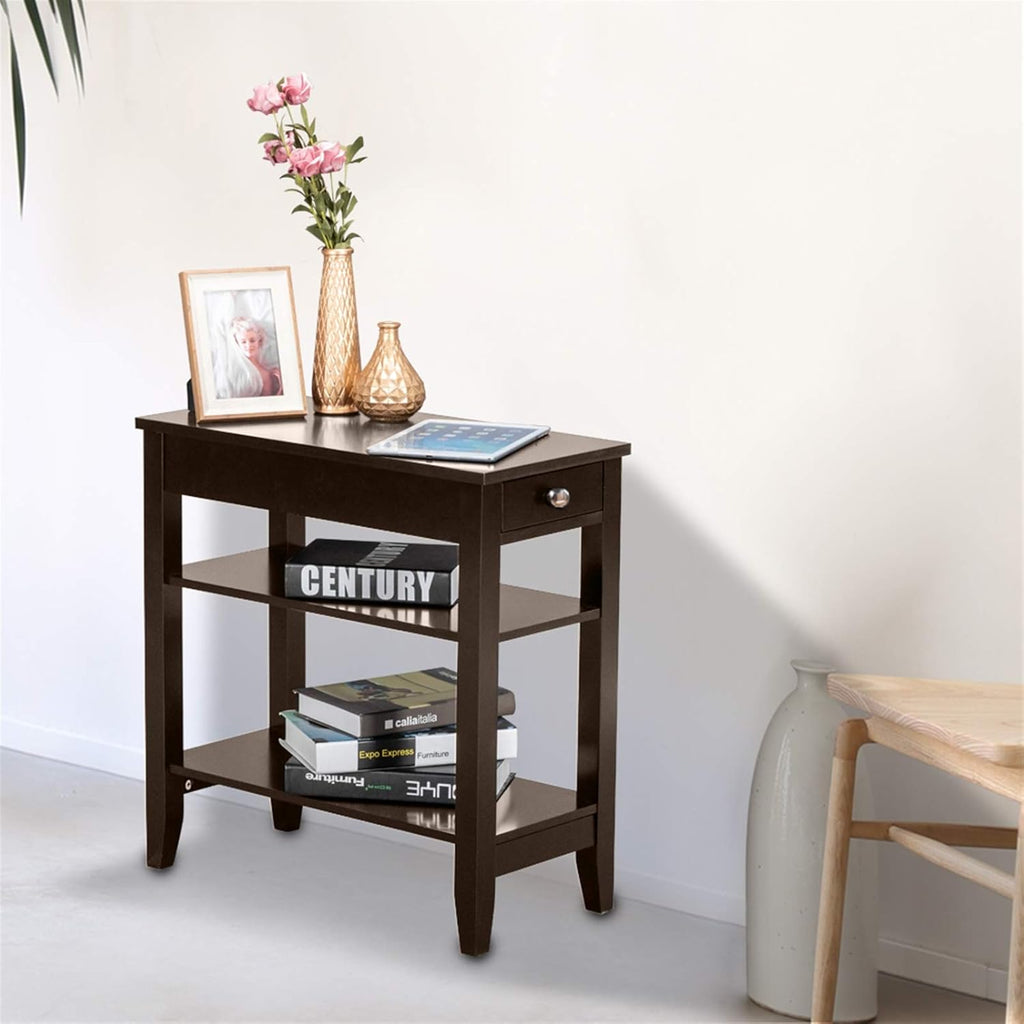 3-Tier Nightstand with Drawer Q70768