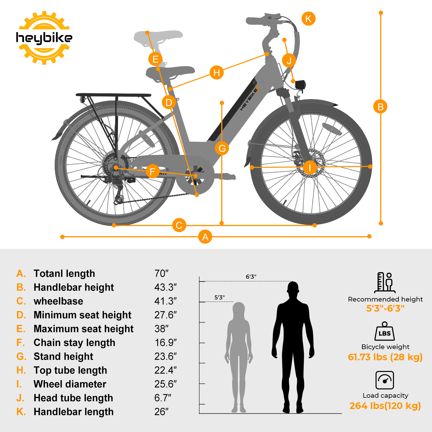 Electric Bike 500W 36V 13Ah Removable Battery 26 7-Speed L17154