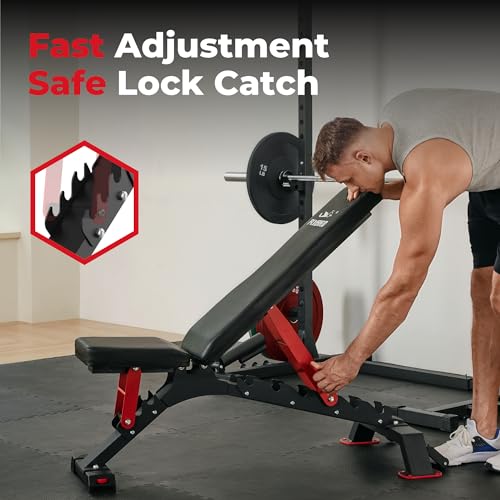 1200LBS Adjustable Weight Bench U585179