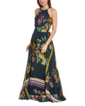 Blue Chiffon Gown K94844