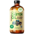 16 fl oz 100% Natural Cold Pressed Castor Oil E51622