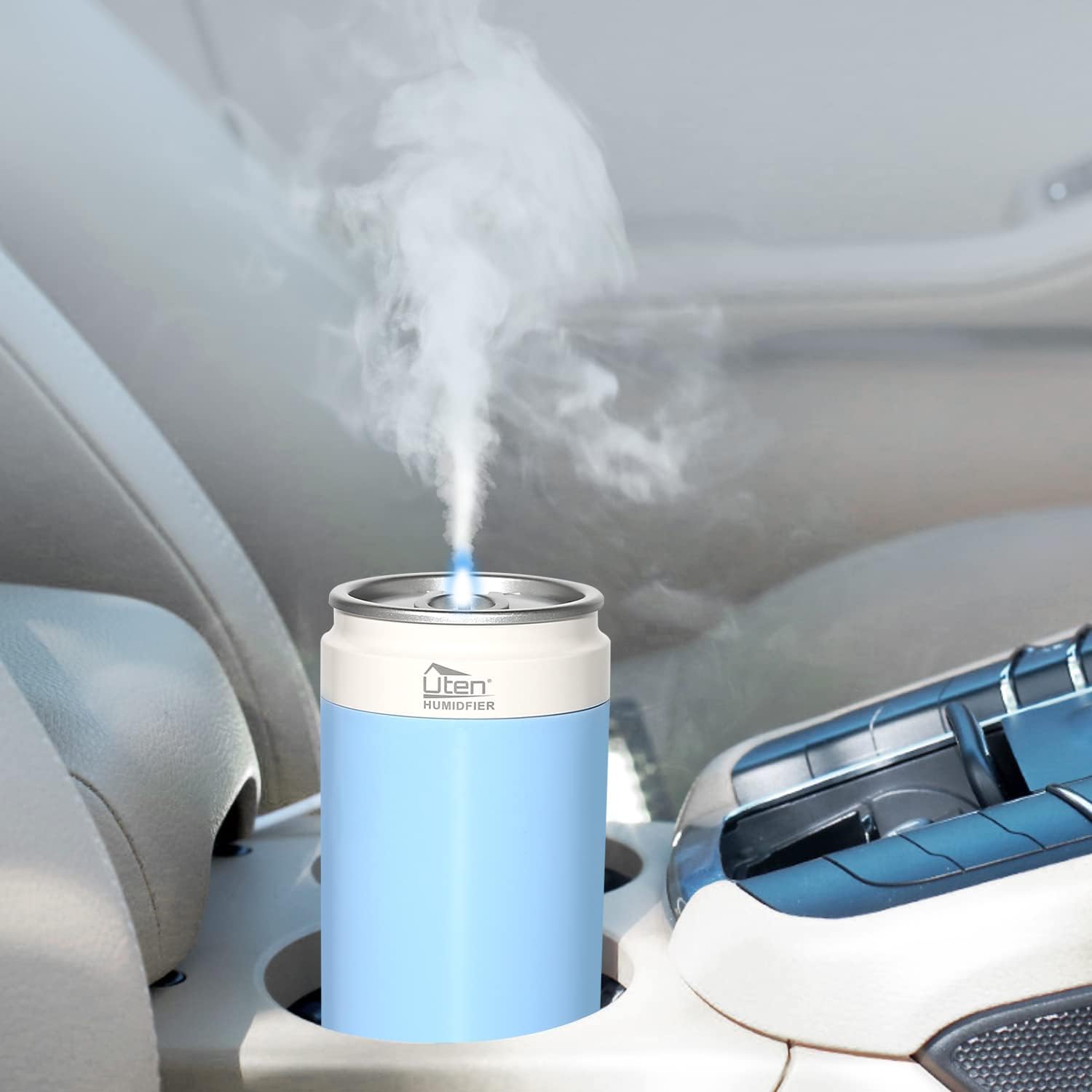 USB Powered Portable Humidifier with 2 Mist Modes O7289