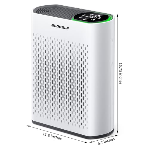 White Air Purifier for Large Room up to 2400 Ft² N44345