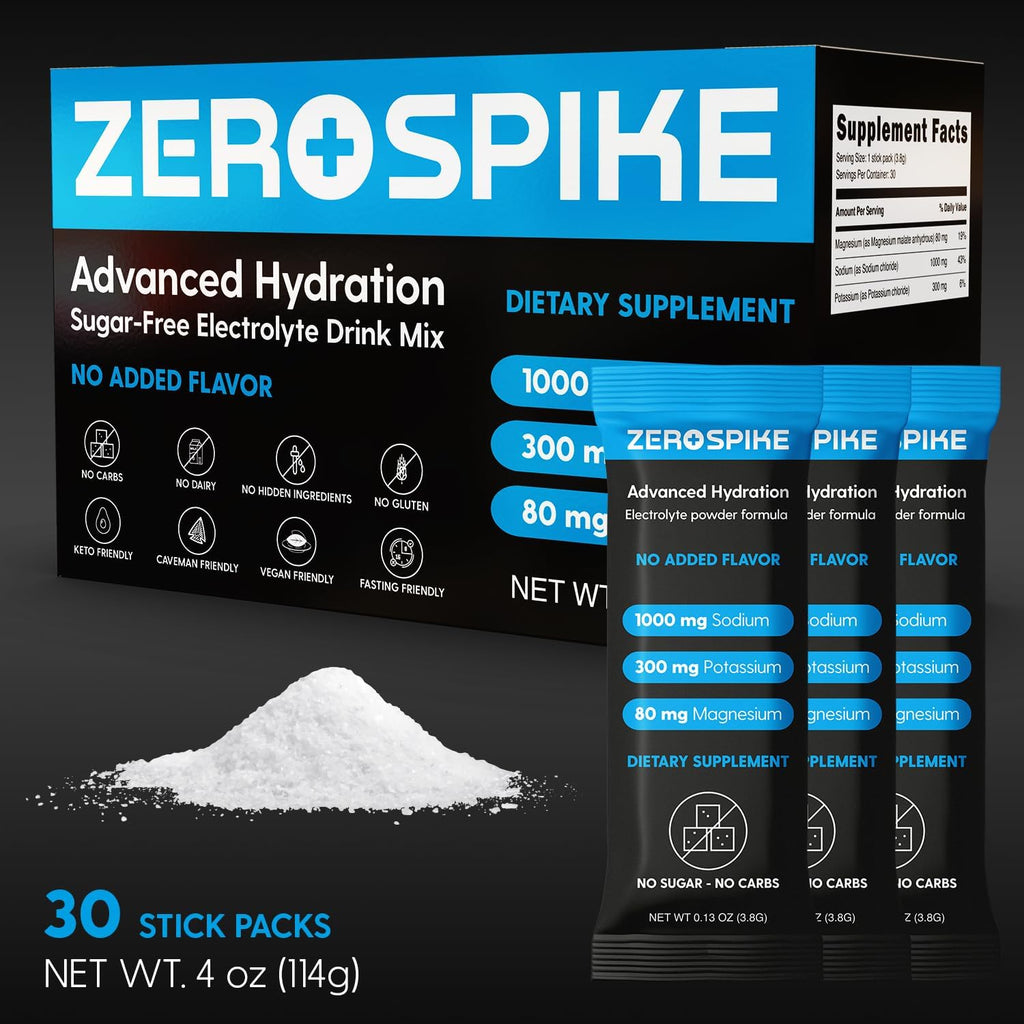 30 Sticks Unflavored Electrolytes Powder Packets F2335