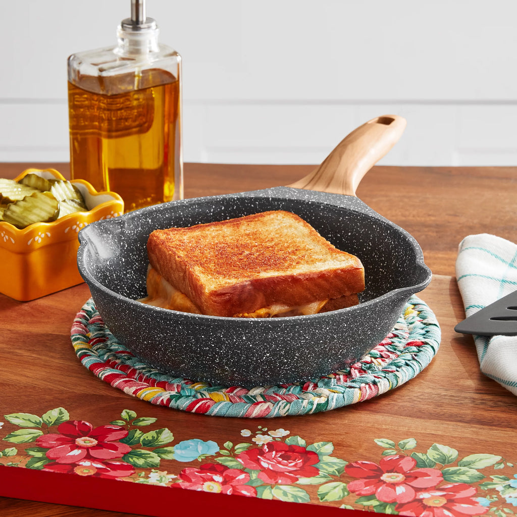 Cast Aluminum 8-Inch Fry Pan, Charcoal Speckle Y729534