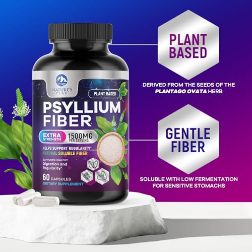 120 Capsules Psyllium Husk Powder Caps 1500mg D87043