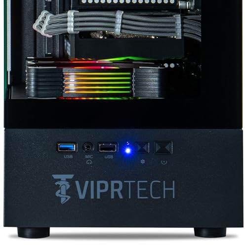 Black Liquid-Cooled Gaming Desktop PC A2610