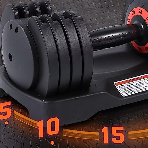 Adjustable 25LB 55LB 5 in 1 Dumbbell Set with Anti-Slip Handle W668