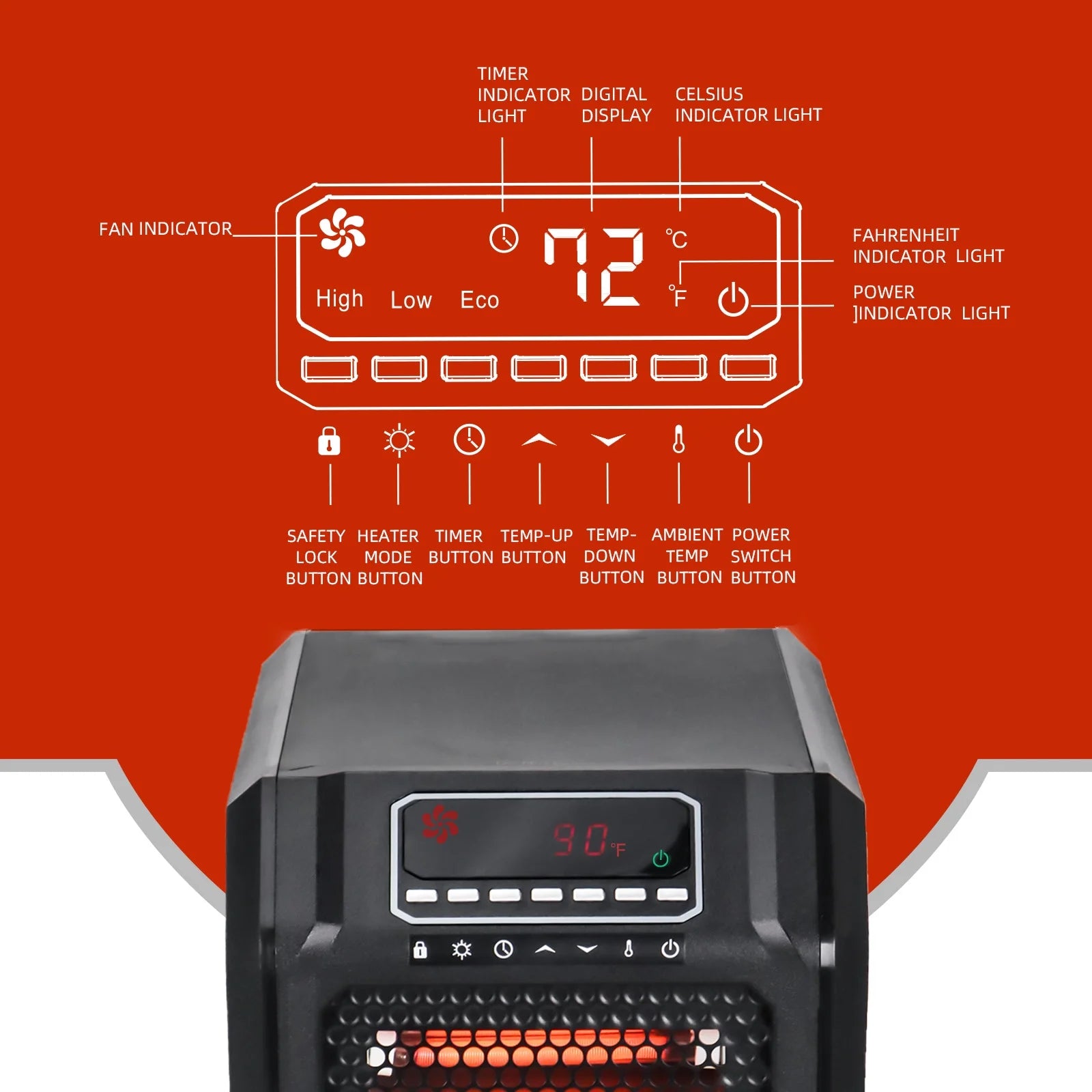Infrared Cabinet Heater G4752