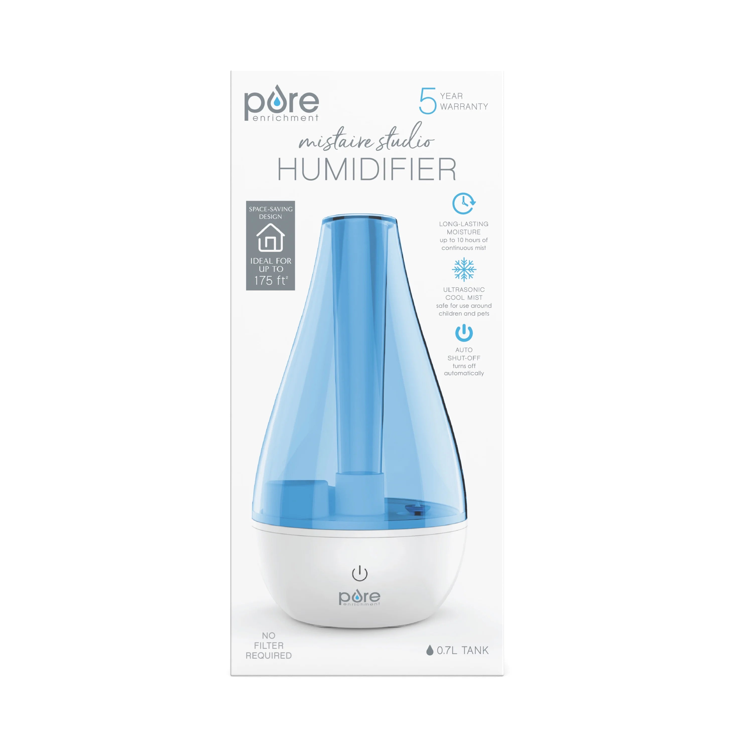 Blue Cool Mist Humidifier Z903365