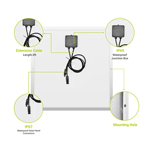 100W 12 Volt Monocrystalline Solar Panel Q482