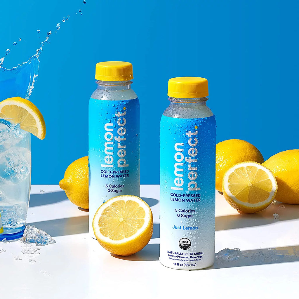12-Pack 12 fl oz Cold-Pressed Lemon Water I356112