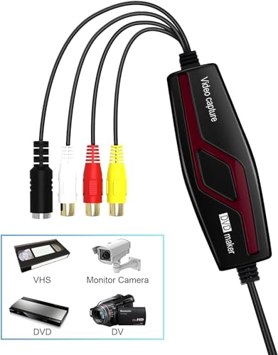 Video Capture Card, USB2.0 Video Capture Device, RCA to USB Converter T891587