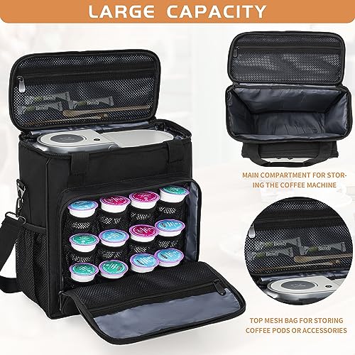 Coffee Maker Carrying Bag with Extra Pockets and Shoulder Strap U504633