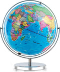 13” Desktop Geographic Globe with LED Light H65857