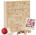 Wooden Advent Calendar Apothecary Cabinet Craft Storage with Drawers P475252