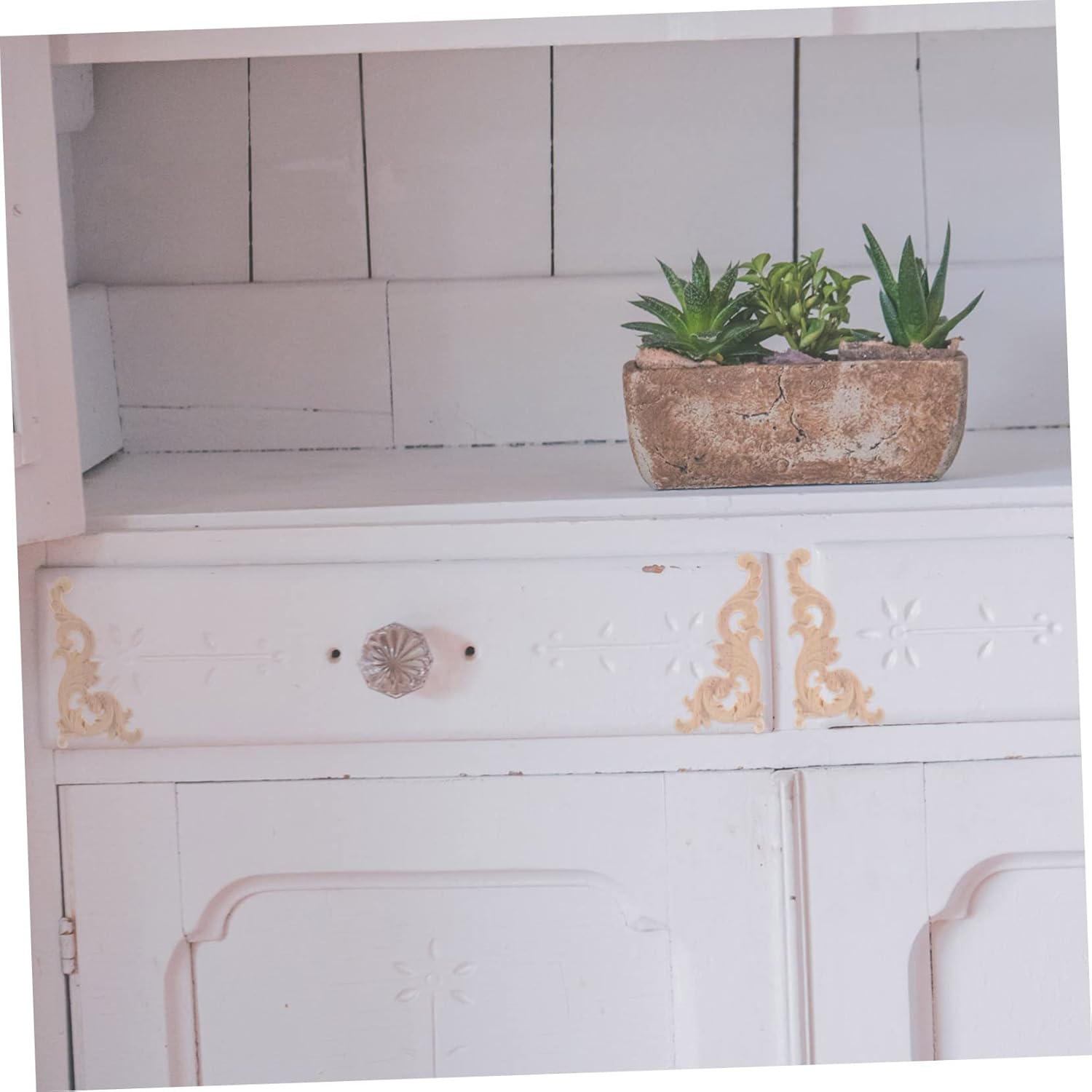 Khaki Rose Wood Carved Furniture Onlays X900060