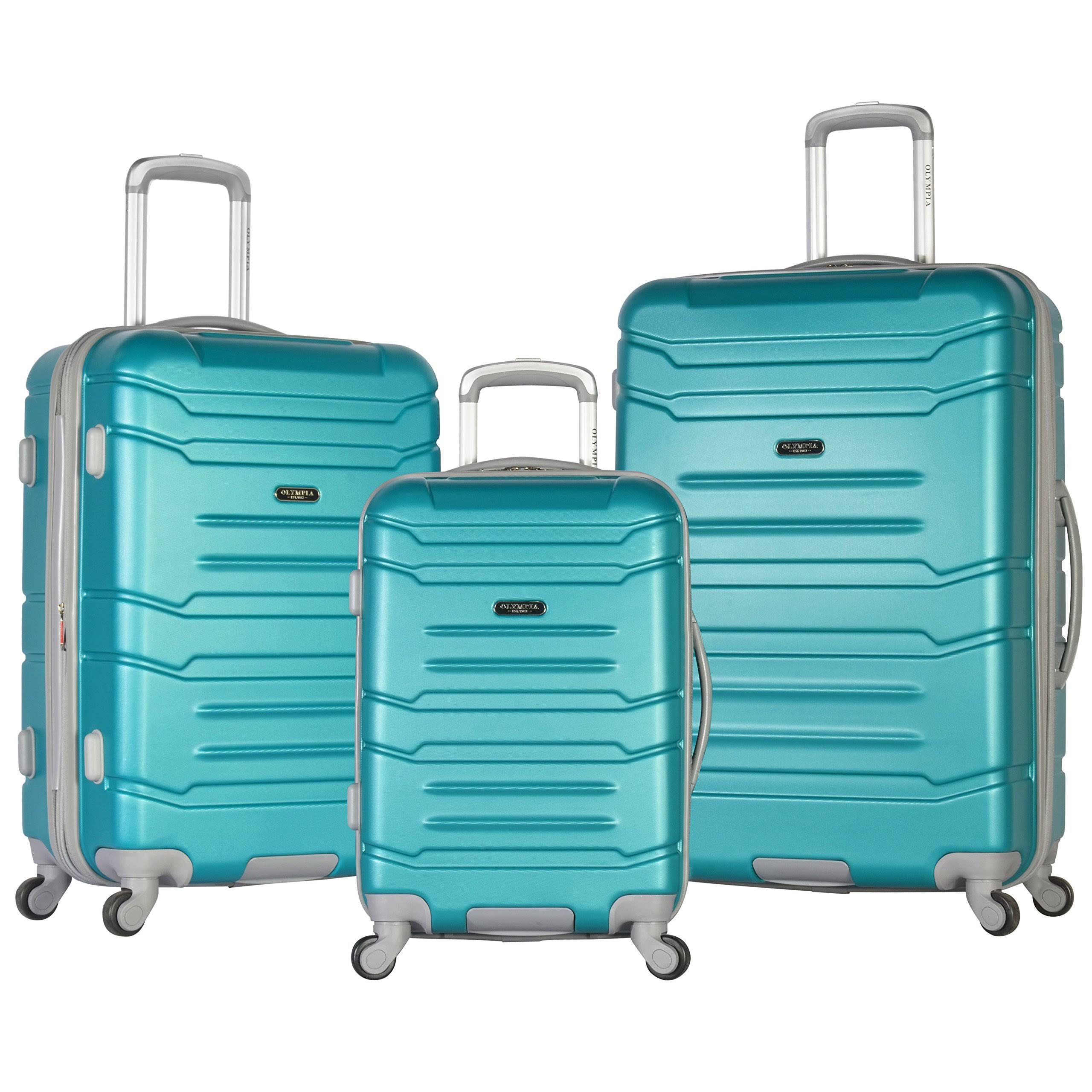 3-Piece Expandable Hardcase Spinner Set, Teal O32181