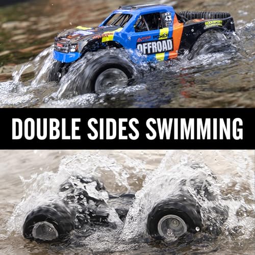2.4G Amphibious Remote Control Car, 1:16 Scale, Blue T3502