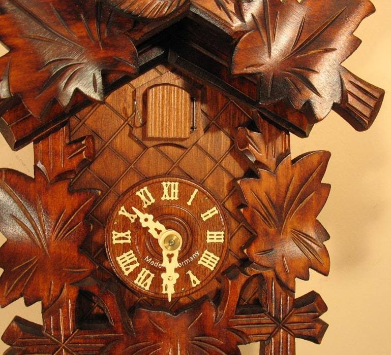 German Hand Carved Cuckoo Clock with One-Day Movement B30178