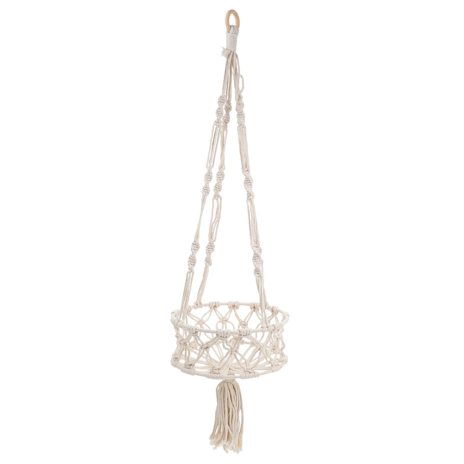Woven Fruit Basket Hanging Flower Pot L783030