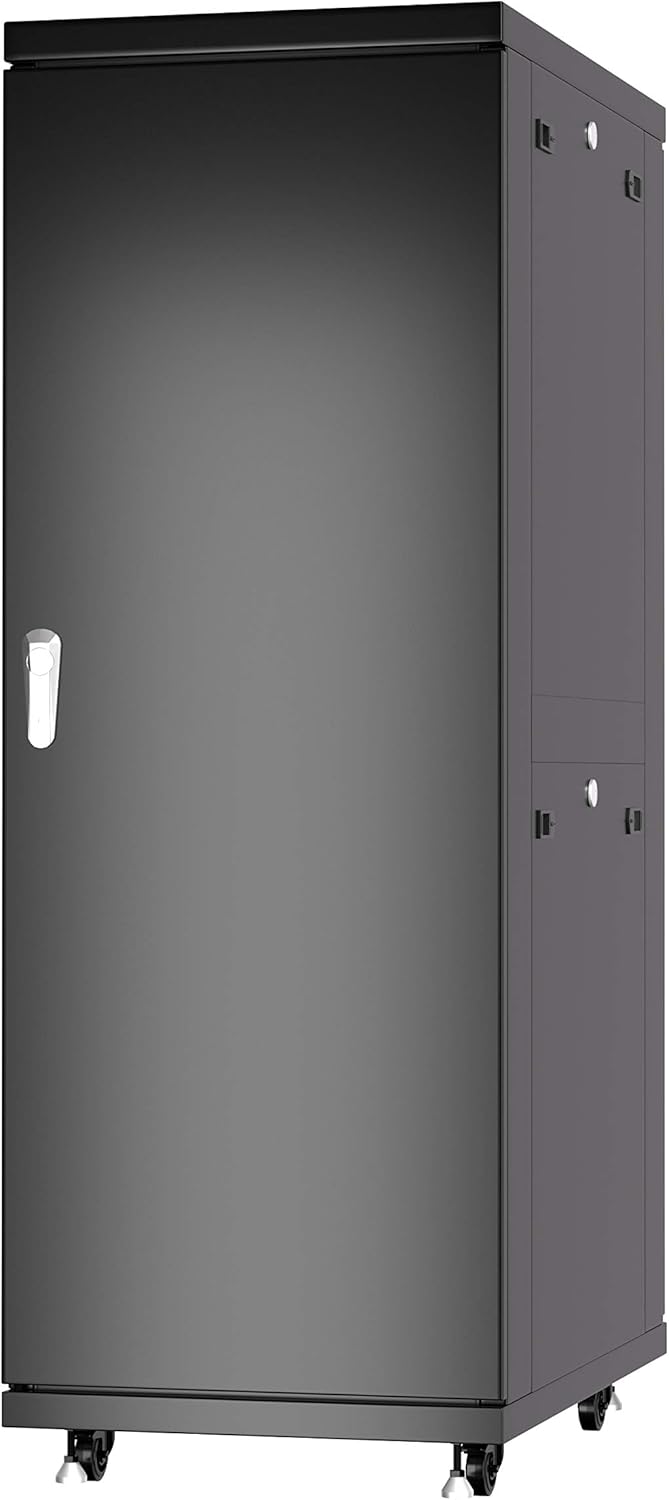 42U Server Rack 39 inch Deep Network Enclosure on Wheels B3348