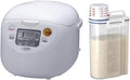 10-Cup Micom Rice Cooker and Warmer with Rice Container Bin U401516
