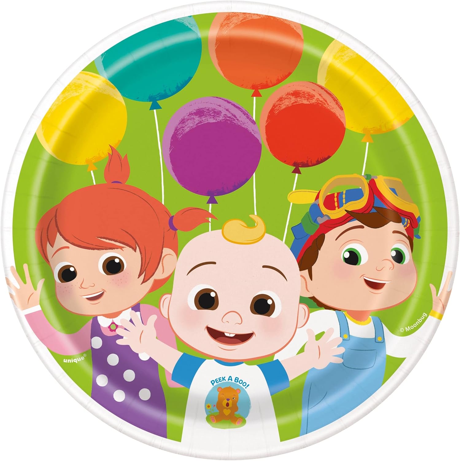 Multicolor 7" Round Dessert Plates (Pack of 8) K71223