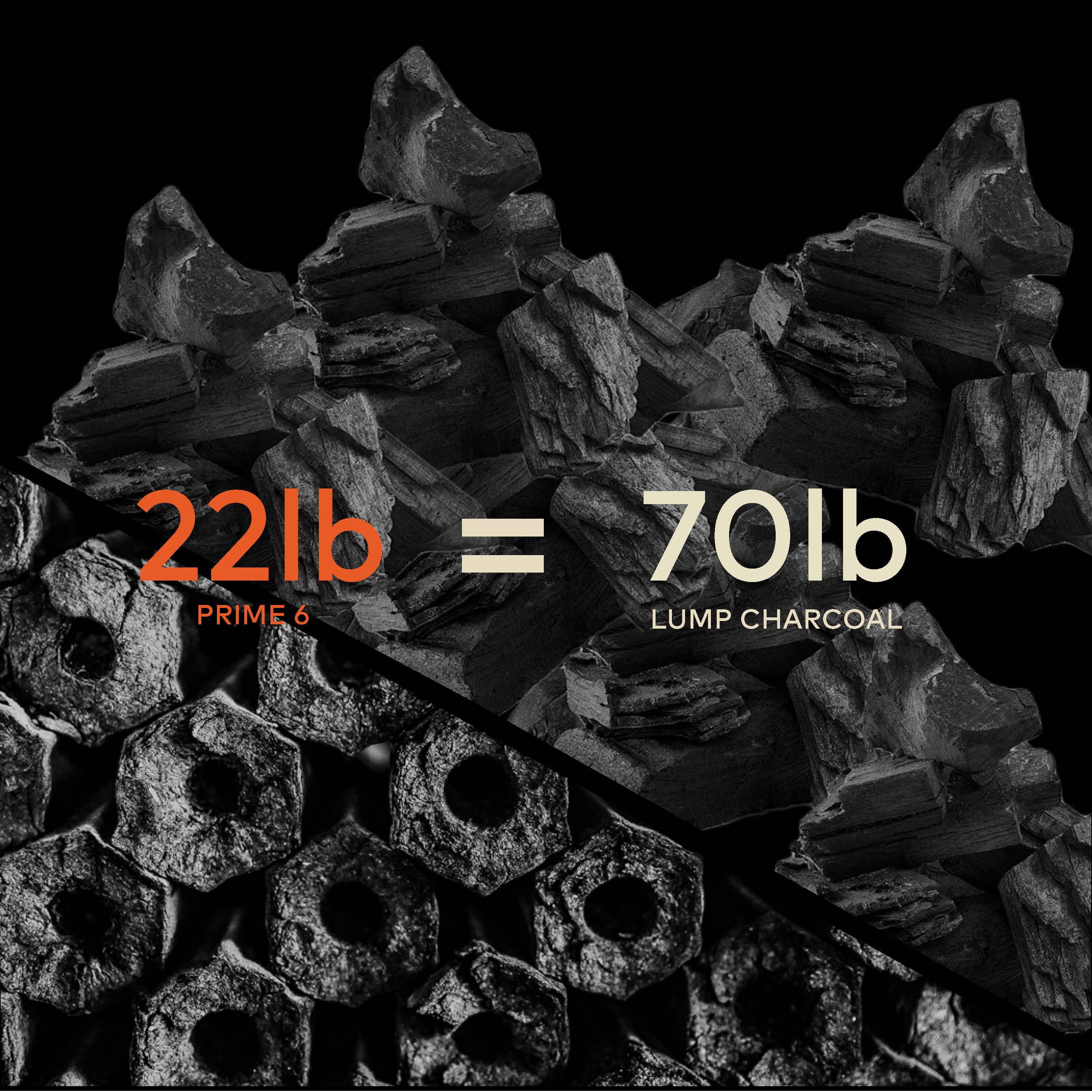 22lbs Long Burning Charcoal K73155
