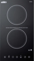 2-Burner Electric Cooktop in Black Y427262