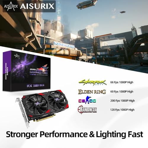 RX 580 Graphics Card, 8GB, GDDR5, 256 Bit, PCI Express 3.0 R2041