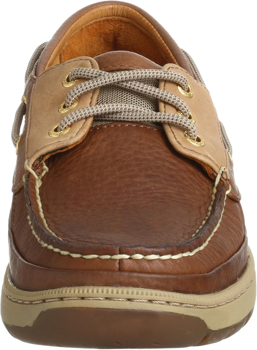 Tan 3-Eye Boat Shoe Y275358