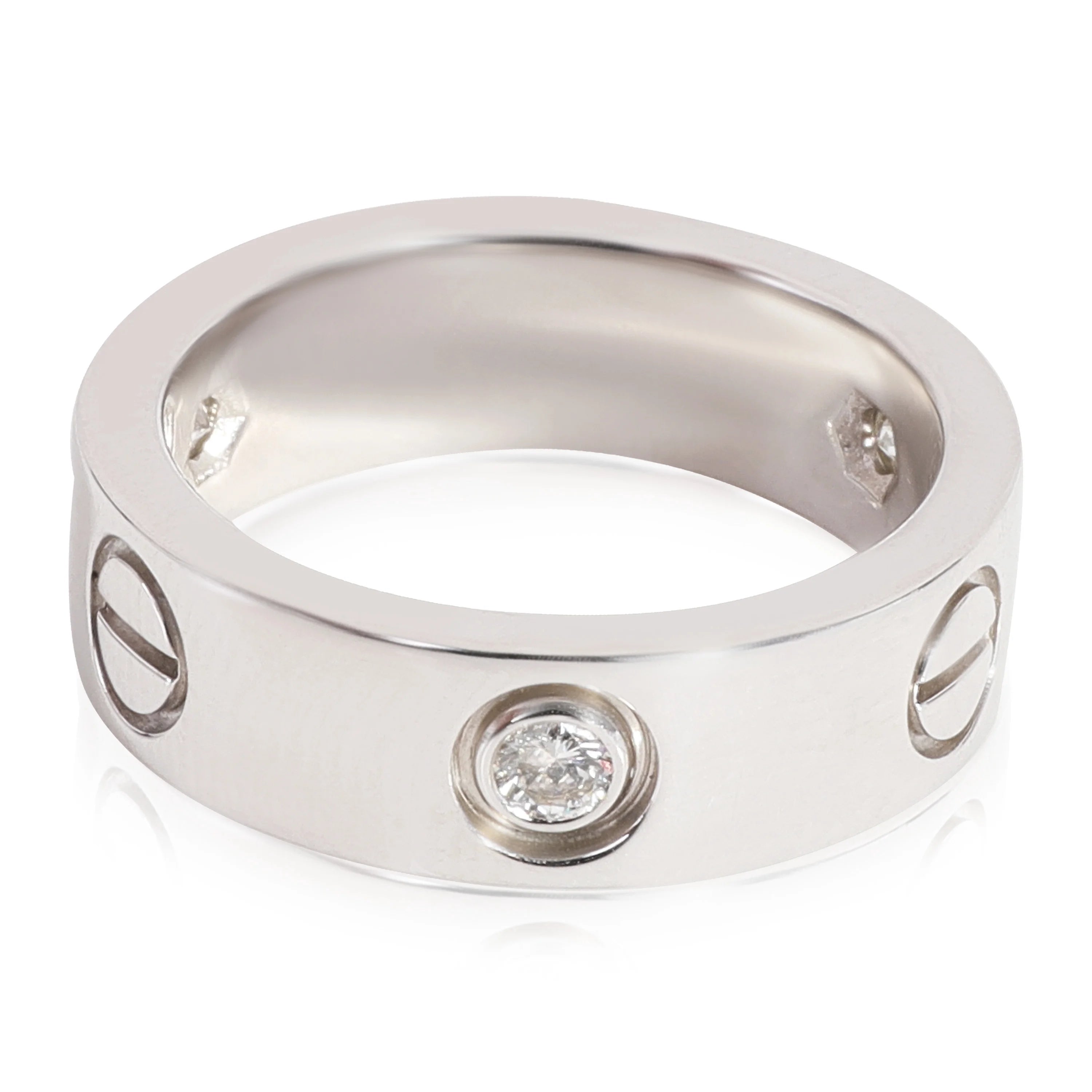 18k White Gold Diamond Ring M478