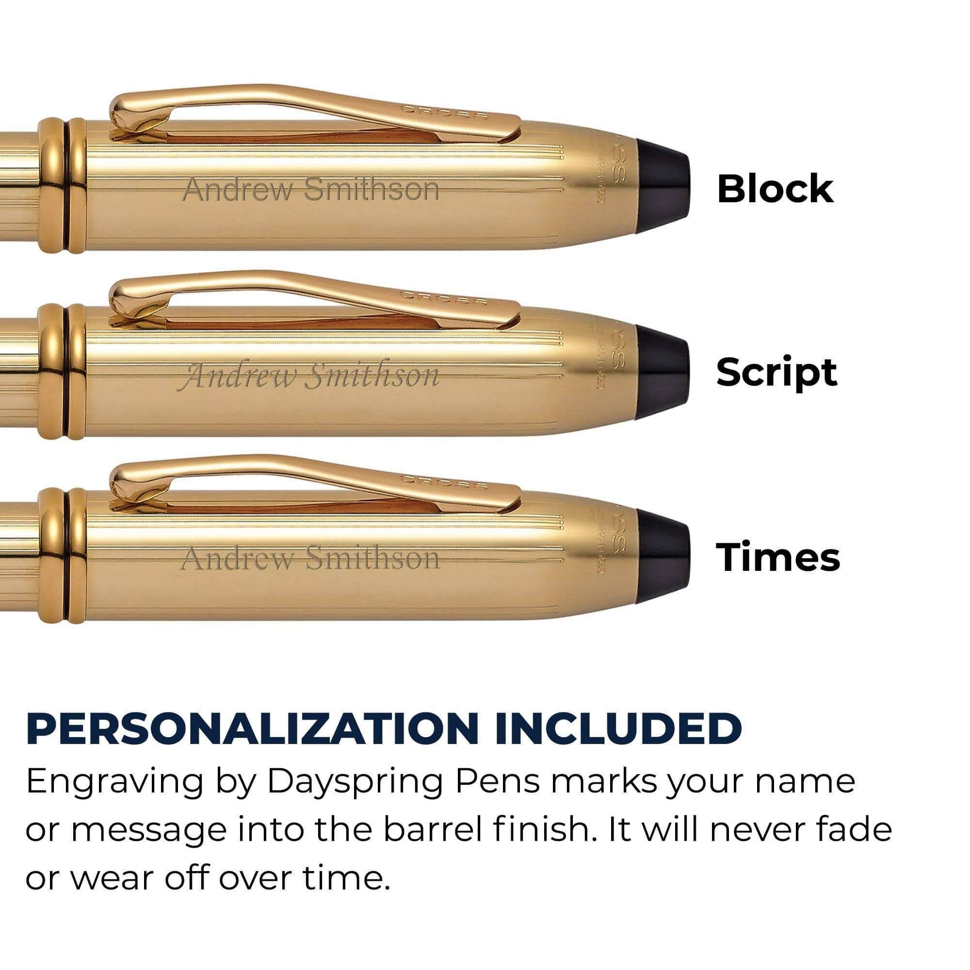 10K Gold Filled Ballpoint Pen V241
