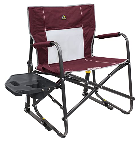 Folding Rocking Camp Chair with Side Table B758244