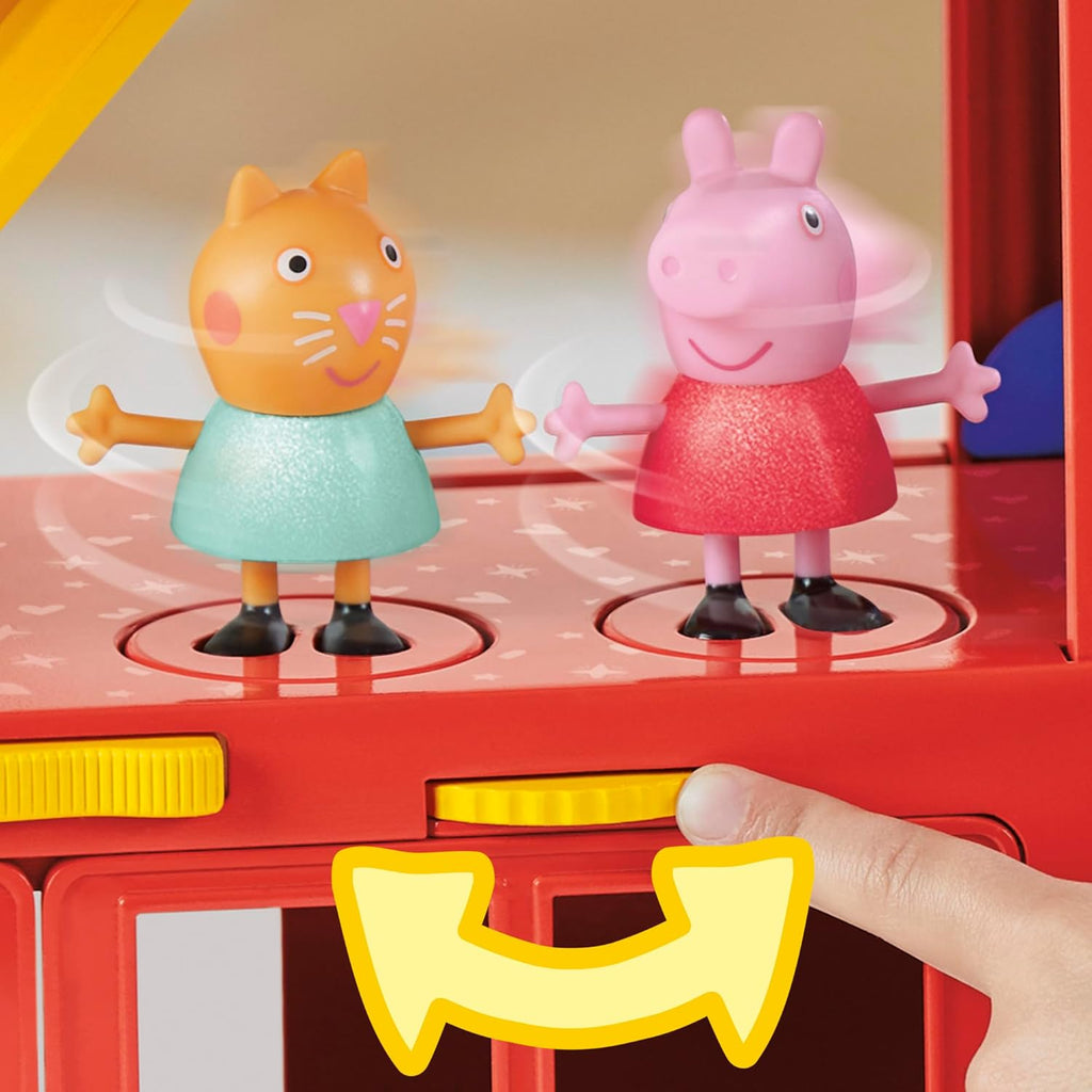 2-in-1 Party Bus Playset with 3 Figures and 13 Accessory Pieces I867