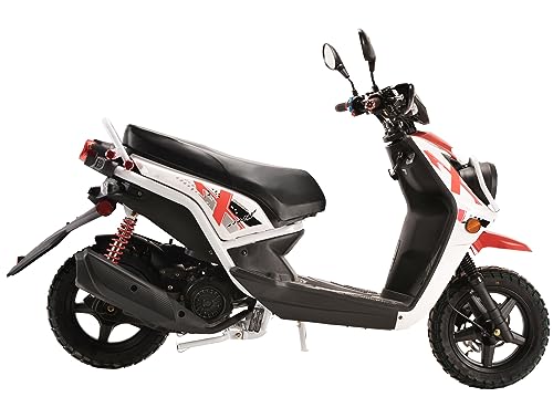 150cc Moped Scooter with 12 inch Aluminum Wheels (Black) K9714